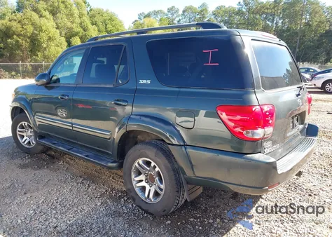 2007 Toyota Sequoia Sr5 V8 из США, поврежденный, VIN 5TDZT34A97S296100